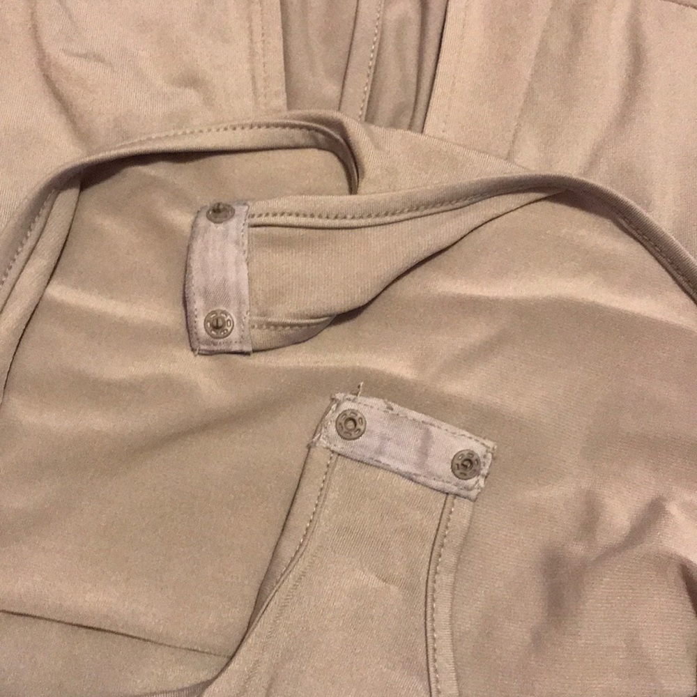 Grey / Gray Strappy Bodysuit - Picture 7 of 7